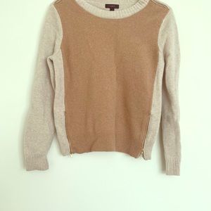 J. Crew  100% Wool Zipper Sweater 🍂